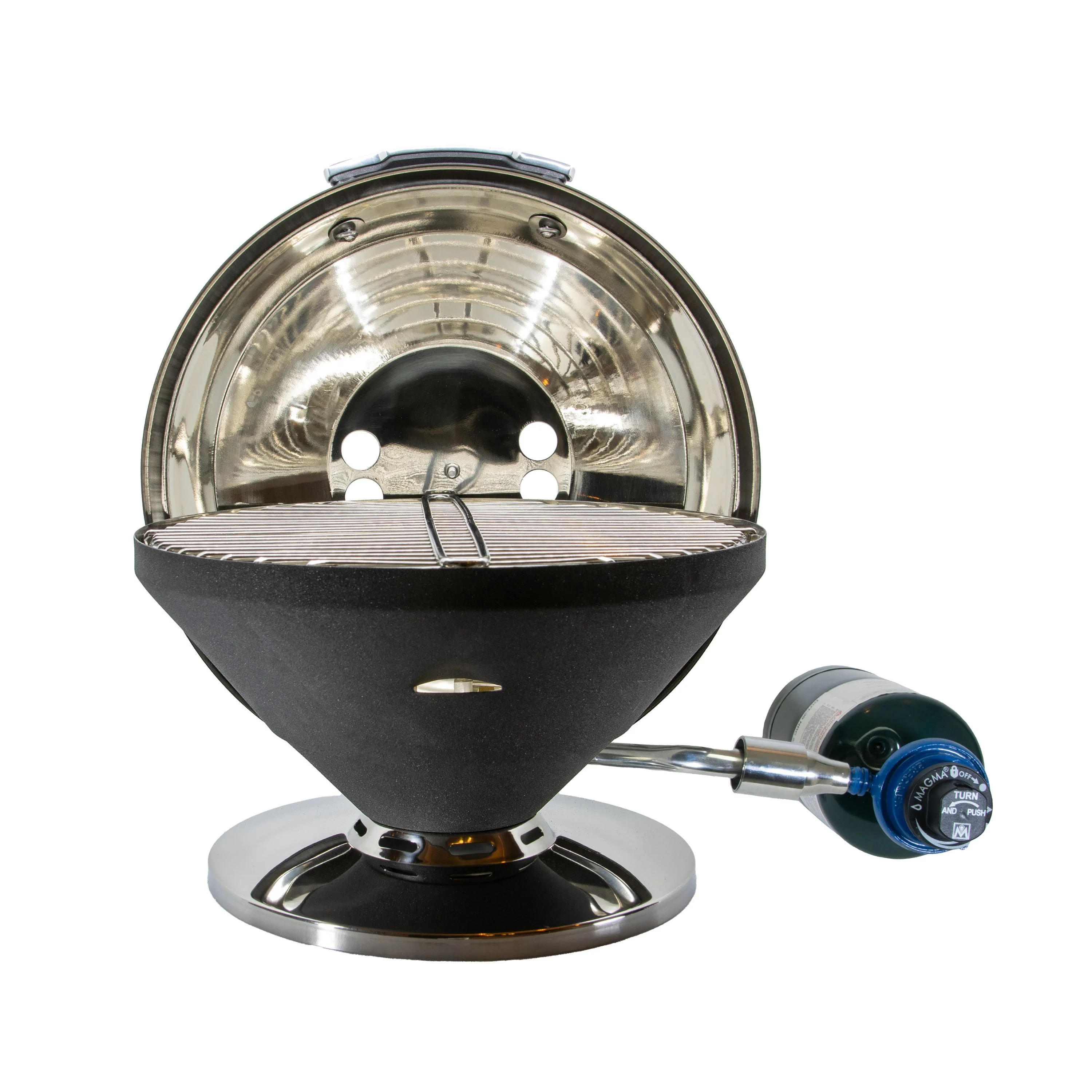 Graphite Beach Fire Gas Grill - Image 4