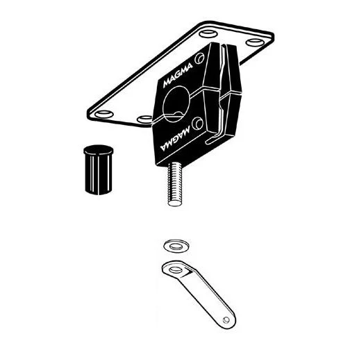 Dual Horizontal Round Standard Rail Mount - Image 3