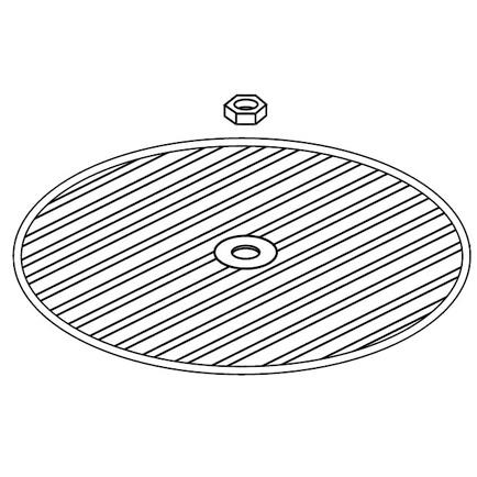 Lower Charcoal Grill 10", Charcoal Grill, Party Size