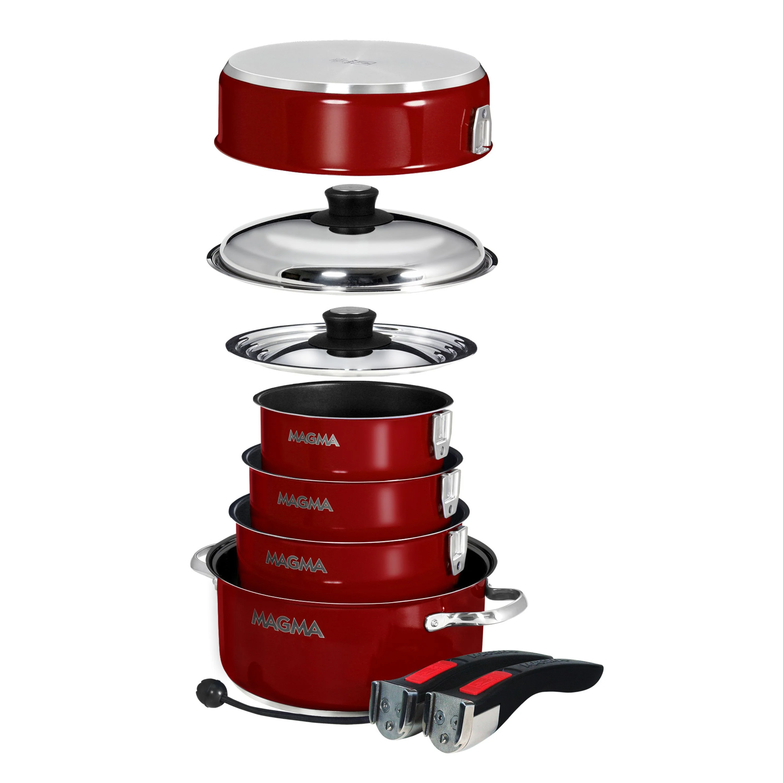Marine Red Nesting Cookware Set - Image 3