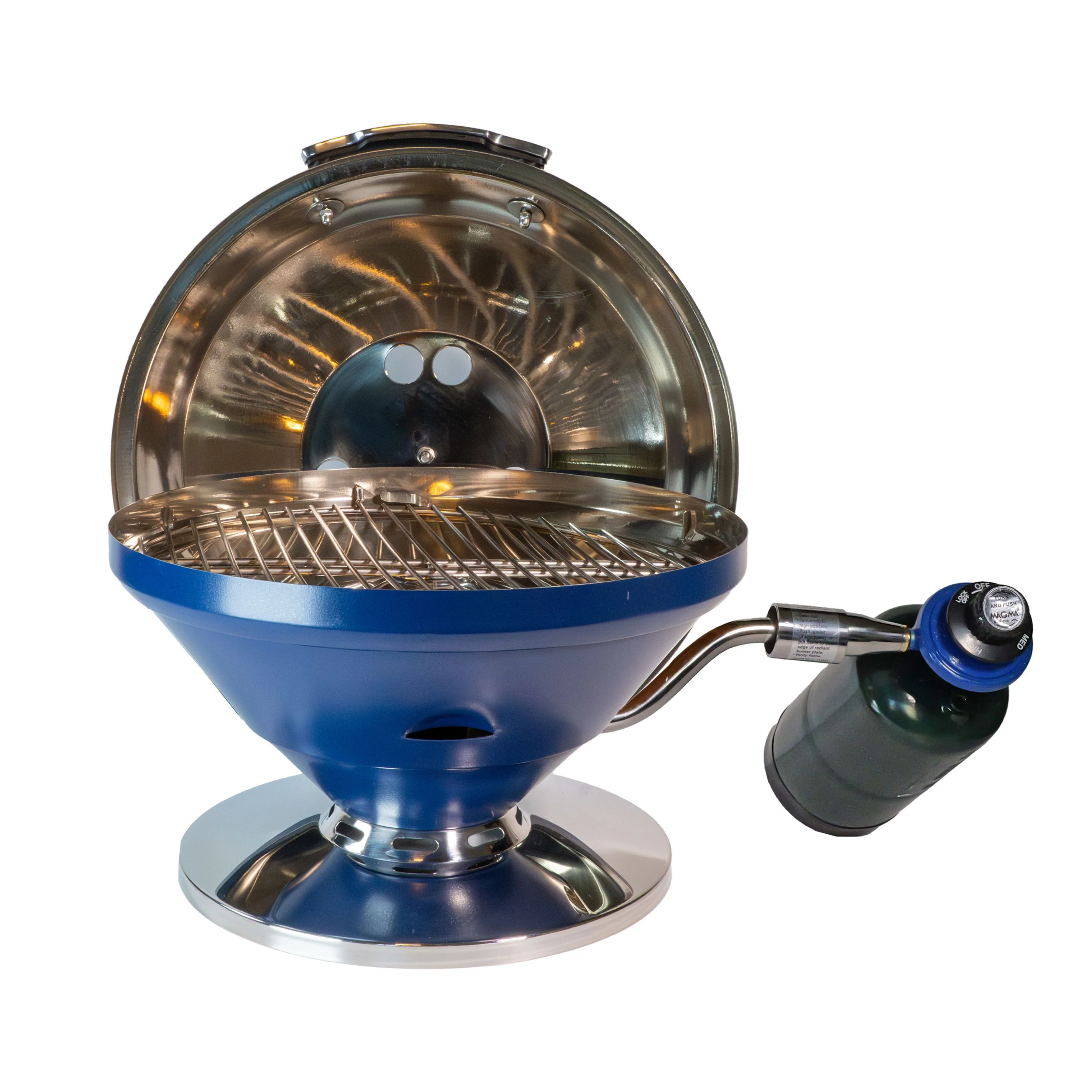 Midnight Blue Beach Fire Gas Grill - Image 3