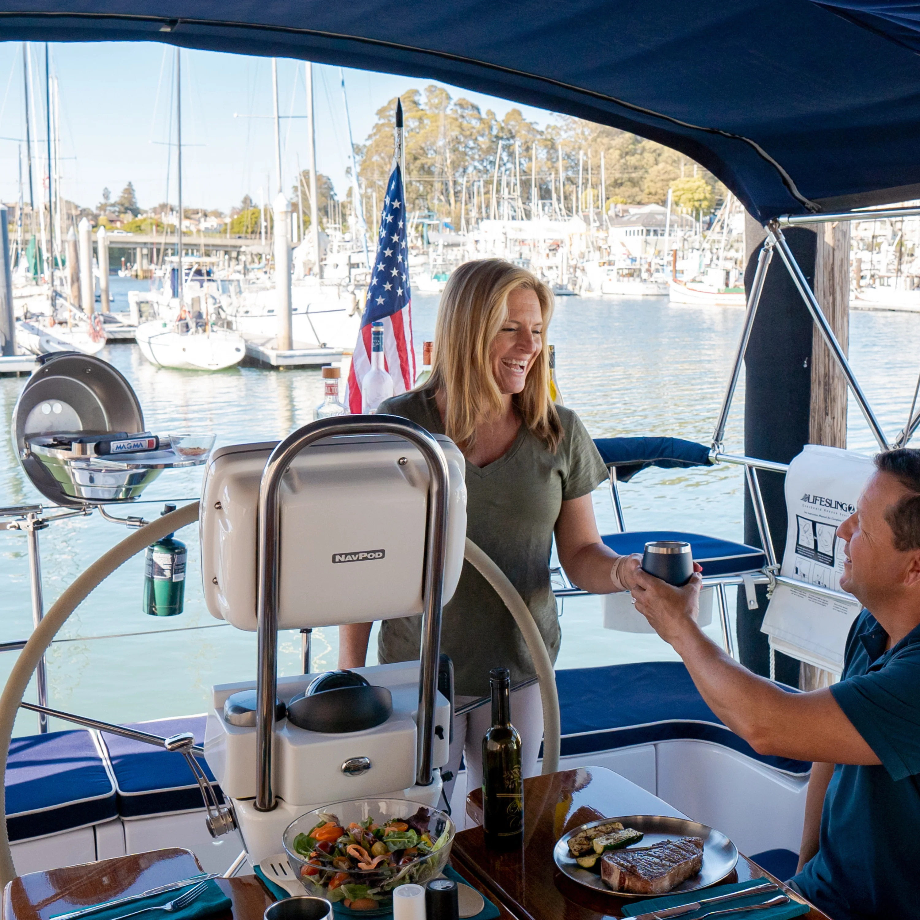 Original Size Marine Kettle® Gas Grill - Image 6