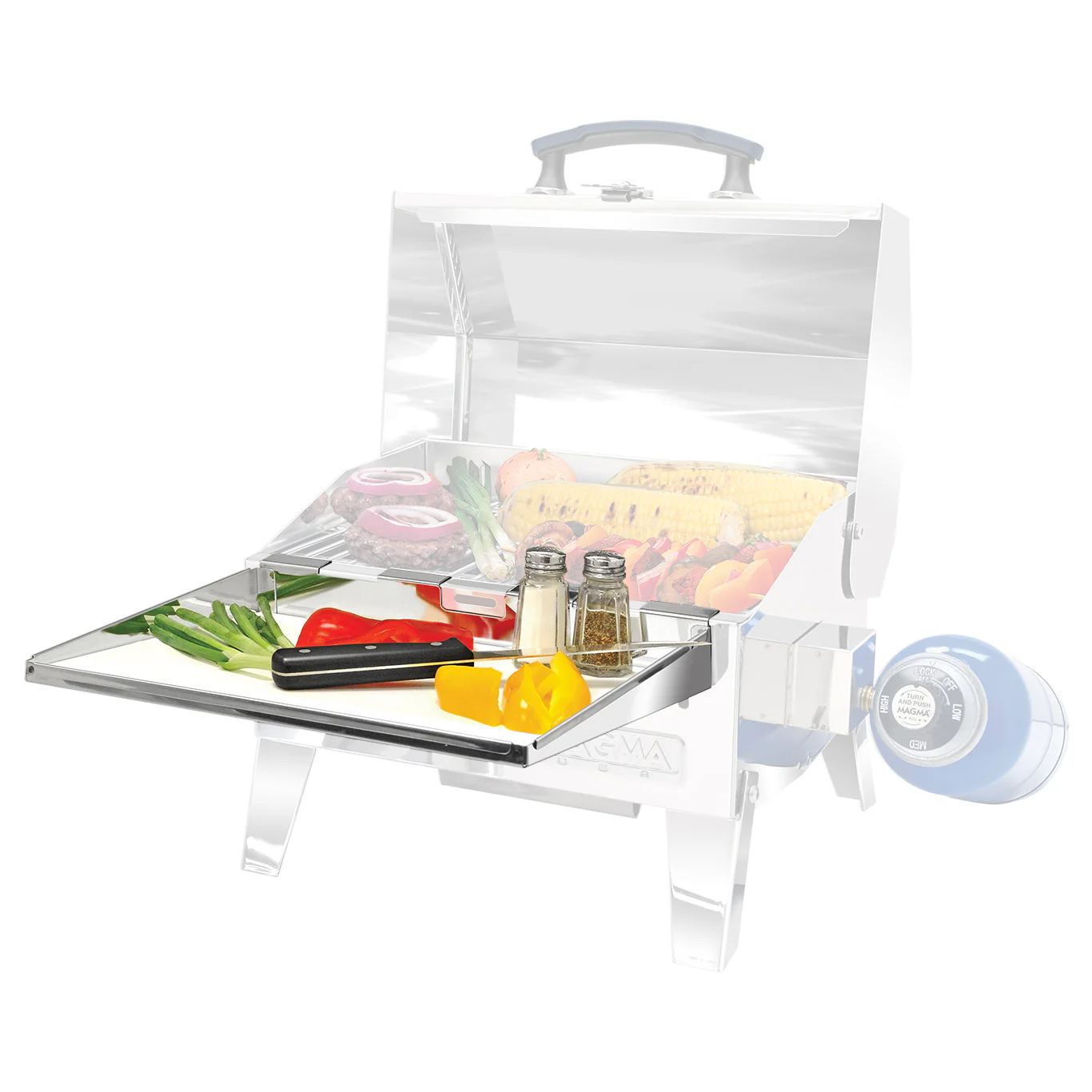 Serving Shelf with Removable Cutting Board (9" x 12")
